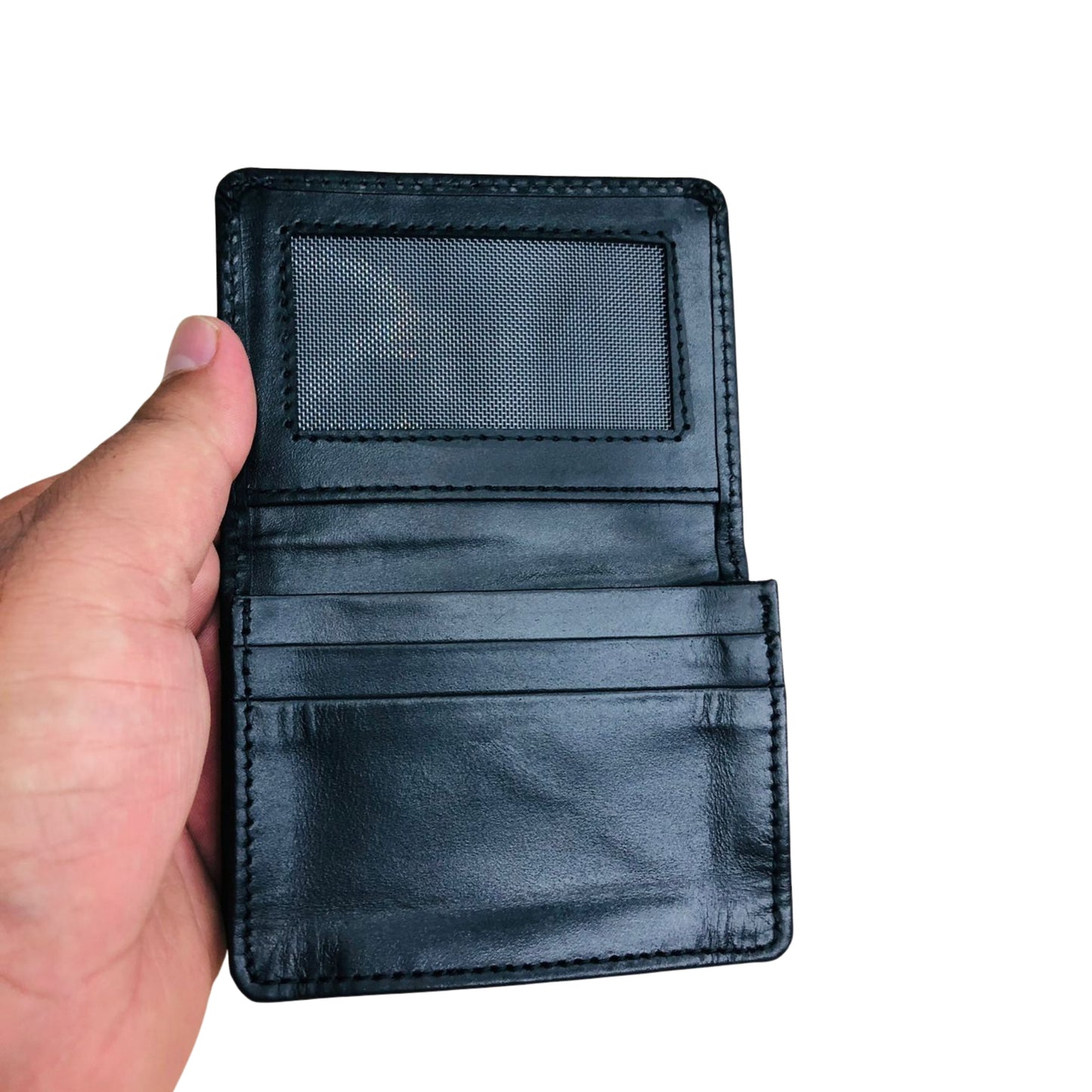 Genuine Leather Flap Wallet – Secure & Stylish